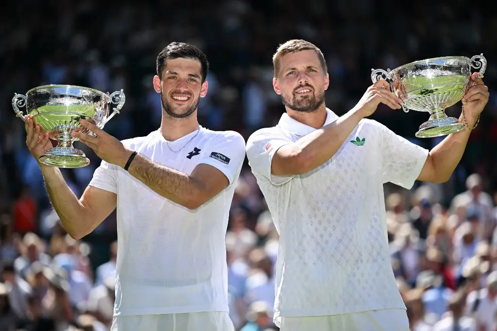 Men’s Doubles winners - Julian Cash and Lloyd Glasspool