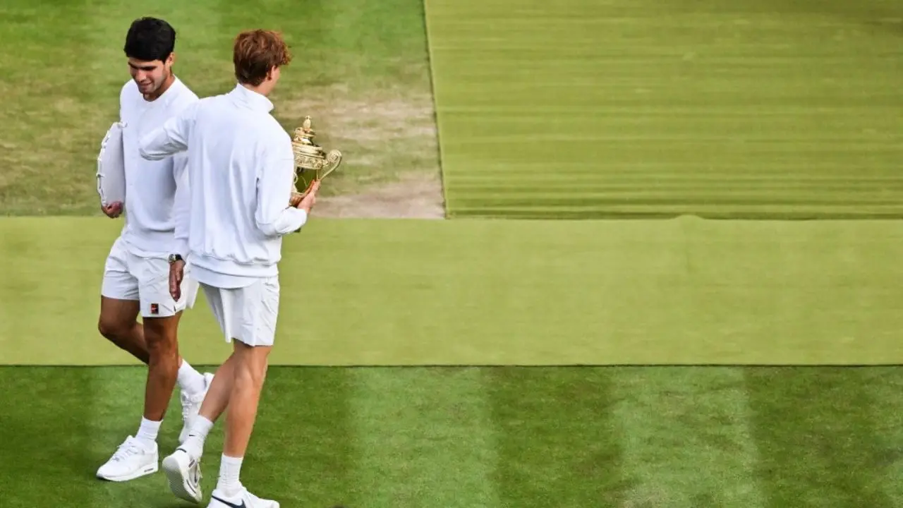 Jannik Sinner warns Alcaraz of getting stronger after maiden Wimbledon glory