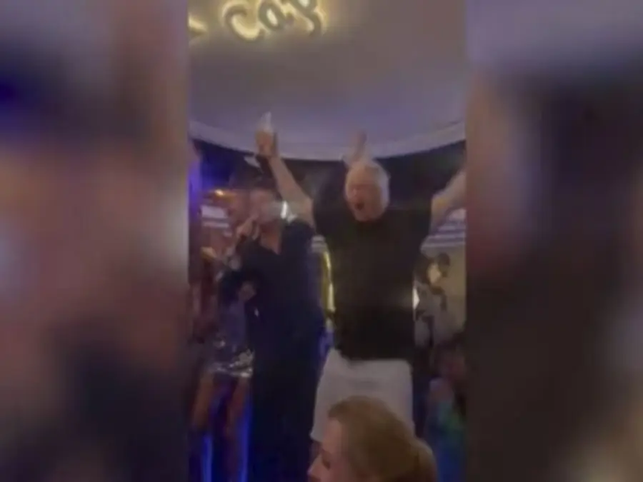Former UK PM Boris Johnson dances, sings atop table in viral video. WATCH