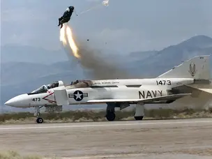 What happens if you eject at supersonic speeds from a fighter jet?