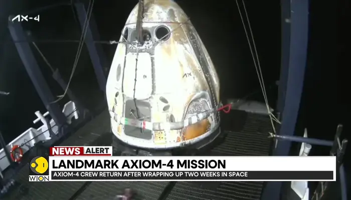 Shubhanshu Shukla Scripts History | Historic Splashdown Off California Coast 