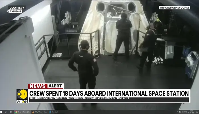BREAKING: Shubhanshu Shukla becomes first astronaut to go to ISS | World welcomes Axiom-4 crew 