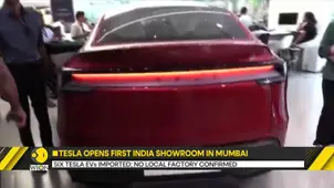 Tesla showroom opens in India's Mumbai, Delhi store up next  