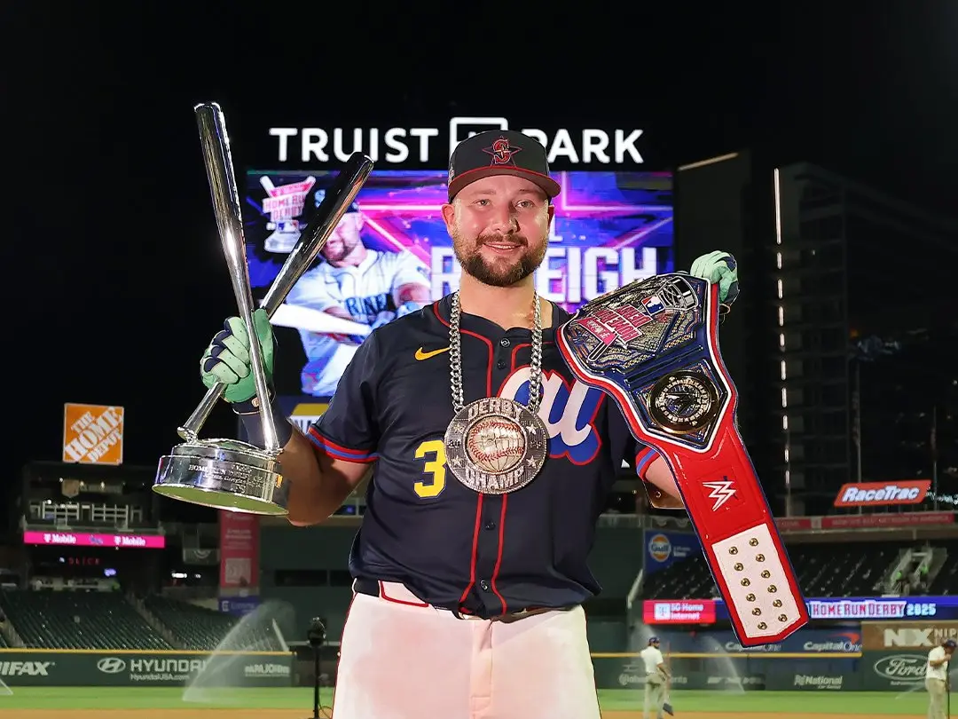 Home Run Derby: Mariners' Cal Raleigh first catcher to win after surviving Round 1 by 0.08 feet Home Run Derby: Mariners' Cal Raleigh first catcher to win after surviving Round 1 by 0.08 feet