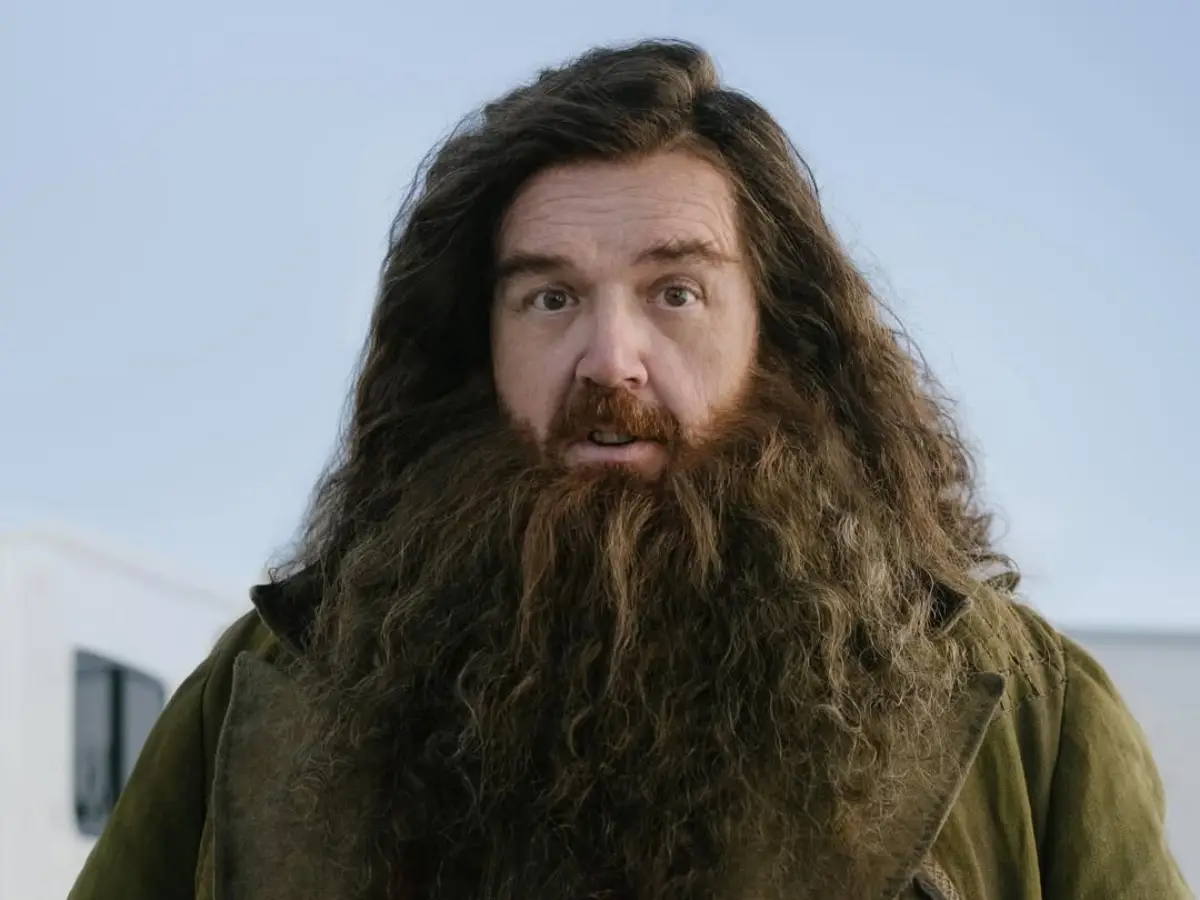 Harry Potter series: Nick Frost as Gamekeeper Rubeus Hagrid unveiled, fans miss Robbie Coltrane Harry Potter series: Nick Frost as Gamekeeper Rubeus Hagrid unveiled, fans miss Robbie Coltrane