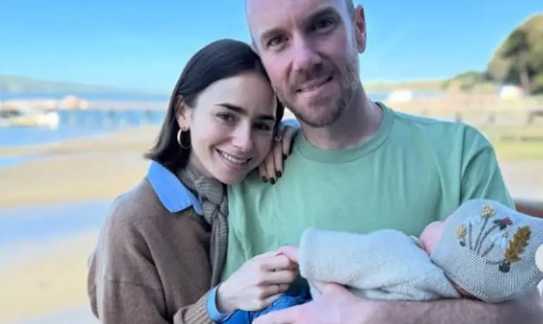 Lily Collins and Charlie McDowell