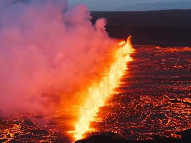 12th volcano eruption in 4 years: Reykjanes peninsula of Iceland covered in molten lava