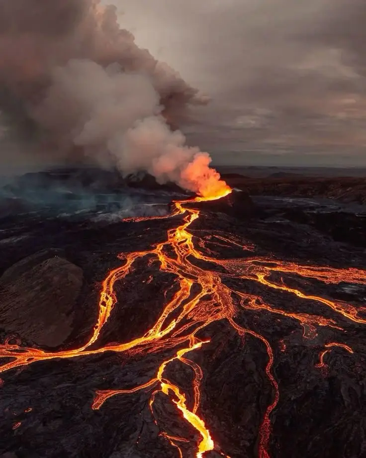 The 12th volcanic eruption