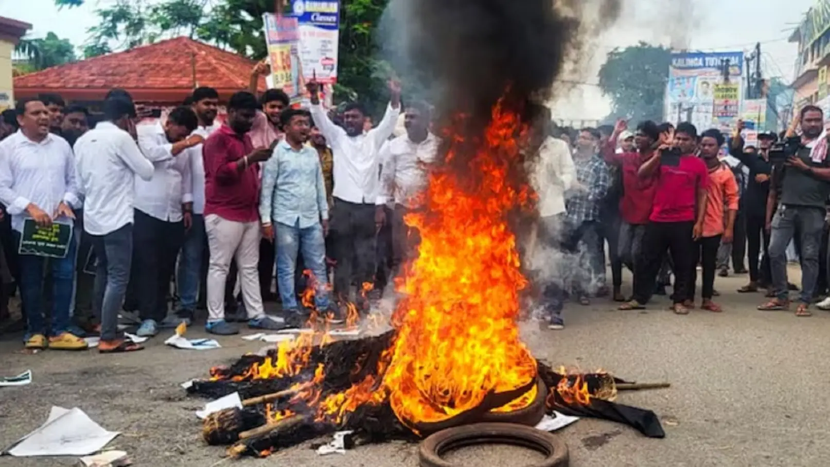 Anger over Balasore student’s death spills onto streets; cops deploy water cannons, tear gas; Oppn calls state bandh