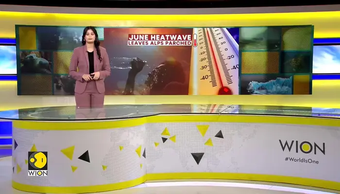 Heatwave Melts French Alps Glacier | Alps Hit by Early Melt Crisis | WION Climate Tracker 