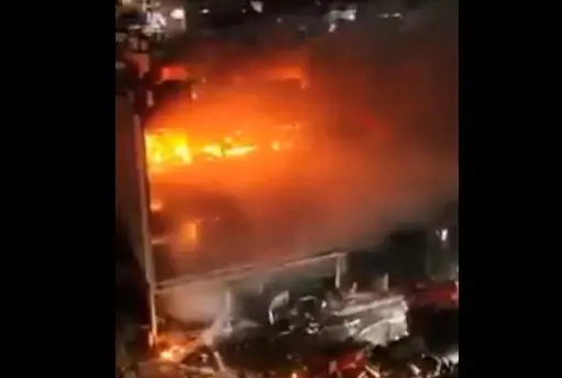 Shocking drone video shows Iraq mall engulfed in gigantic fireball; over 60 killed
