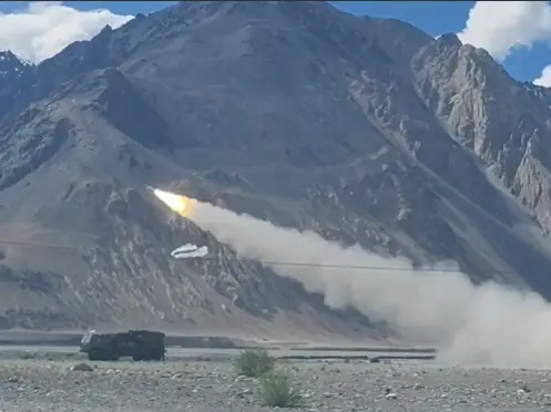 WATCH - How India's new Akash Prime missiles destroyed two aerial targets at 15,000ft in Ladakh WATCH - How India's new Akash Prime missiles destroyed two aerial targets at 15,000ft in Ladakh