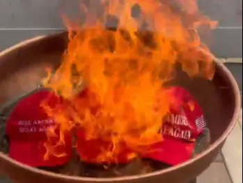 Epstein hoax: How Epstein files divided MAGA as Trump's supporters burn 'Make America Great Again' hats