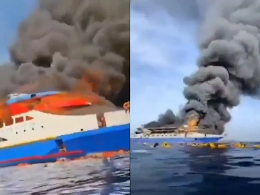 At least five killed after fire breaks out on Indonesian passenger ferry; 284 people evacuated safely