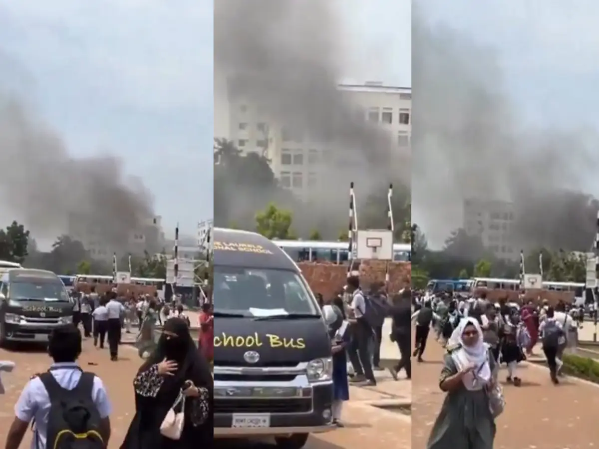 WATCH | Air Force jet crashes in Bangladesh onto school campus, 19 dead, one-day state mourning declared