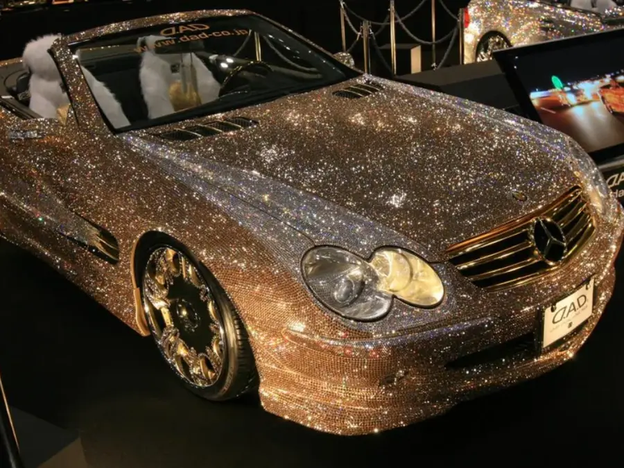 A car made of diamonds? Meet the Mercedes covered in 300,000 crystals
