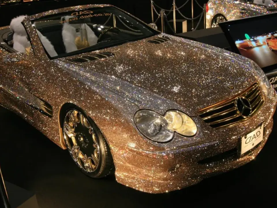 A car made of diamonds? Meet the Mercedes covered in 300,000 crystals A car made of diamonds? Meet the Mercedes covered in 300,000 crystals