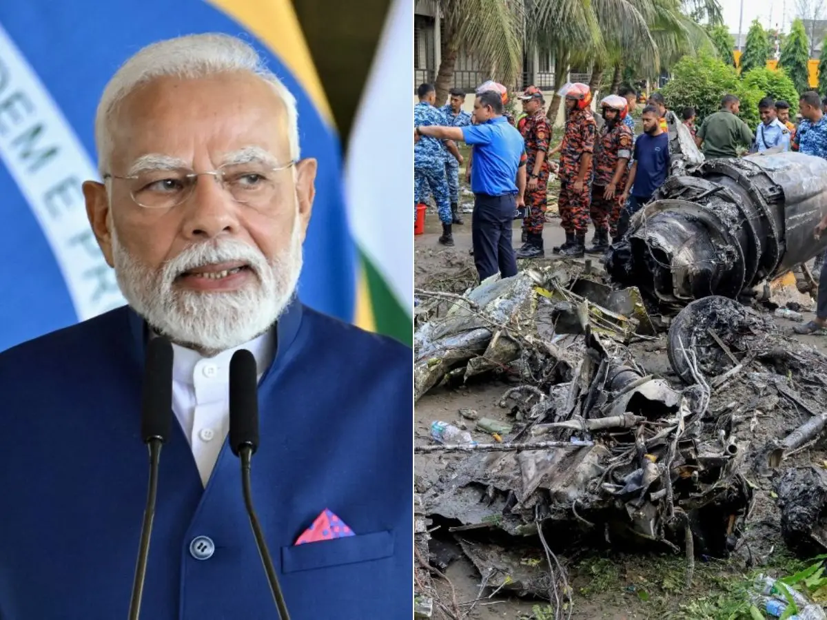 ‘Deeply shocked, saddened’: PM Modi offers support and assistance to Bangladesh after F7 jet crash ‘Deeply shocked, saddened’: PM Modi offers support and assistance to Bangladesh after F7 jet crash
