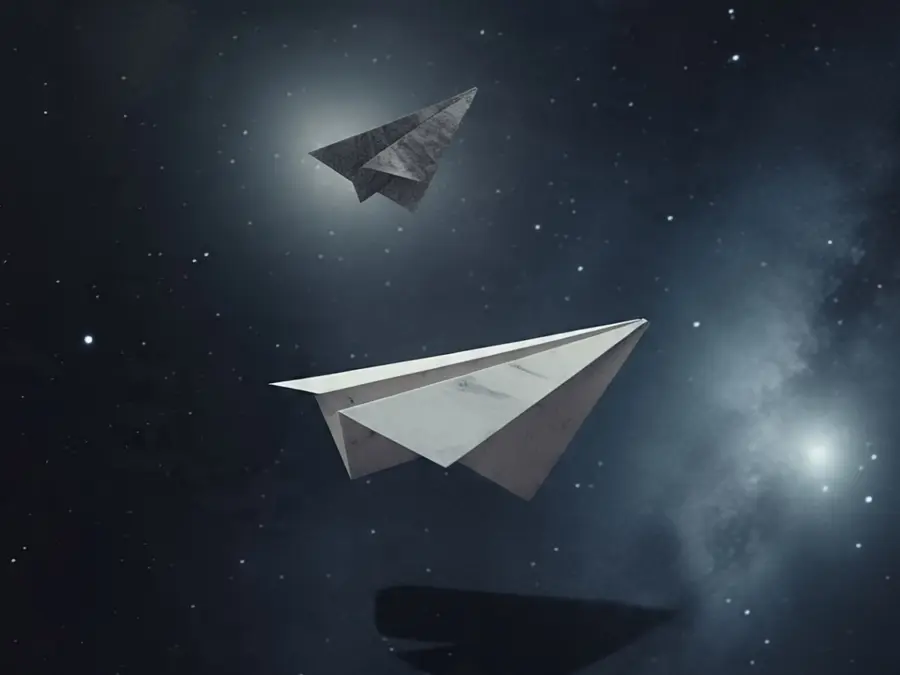 NO KIDDING! Scientists want to use PAPER PLANE spacecraft for space missions because...