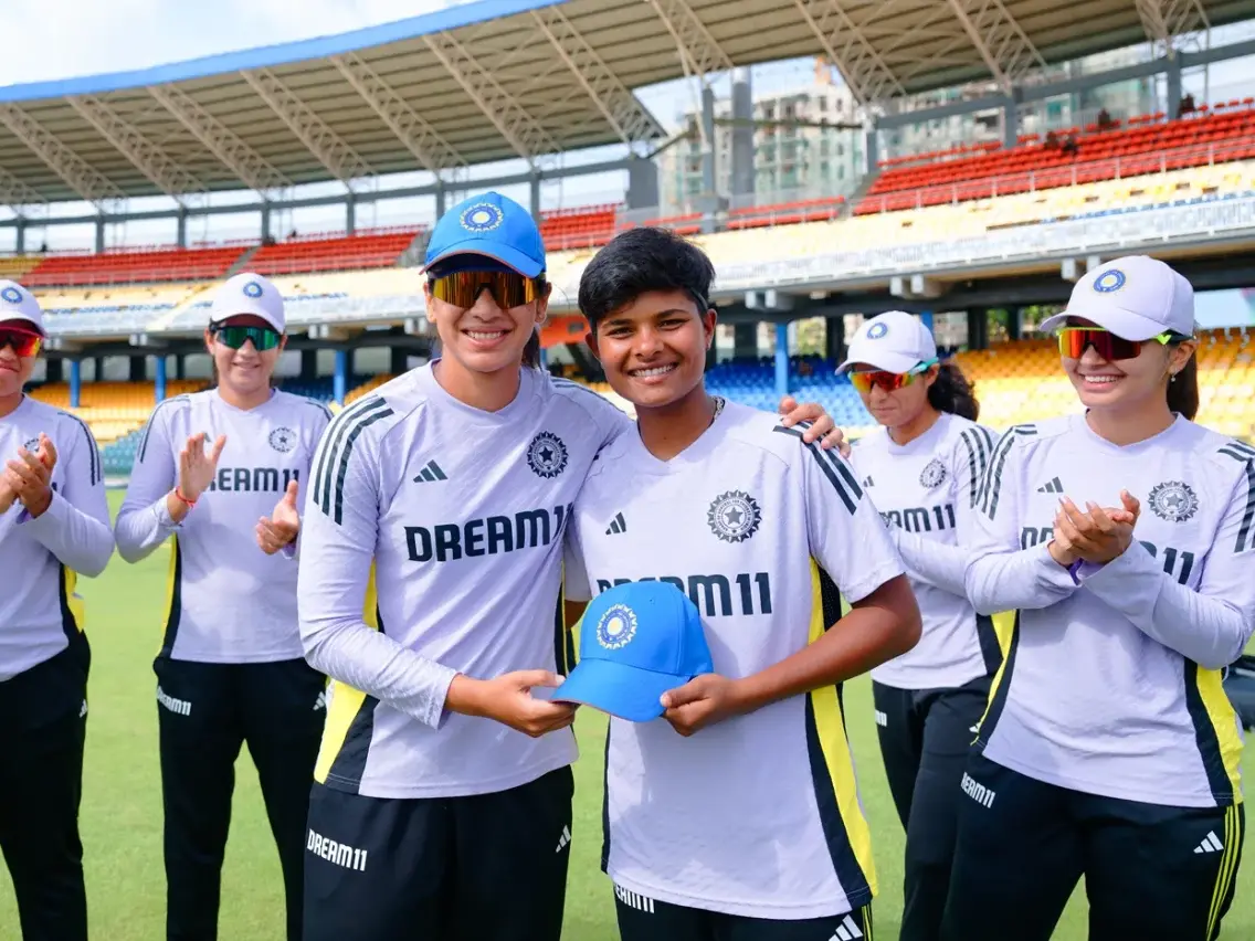 Meet Kranti Goud - India women's pacer joins Bumrah in ELITE list with five-for against England-W Meet Kranti Goud - India women's pacer joins Bumrah in ELITE list with five-for against England-W