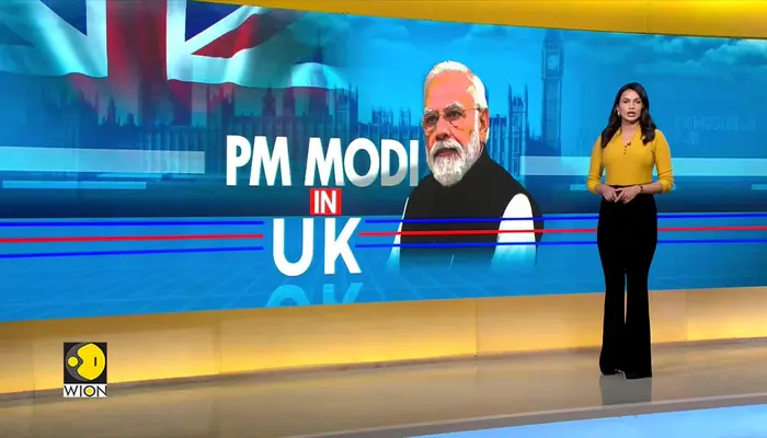 PM Modi arrives in UK; major trade deal expected today | WION
