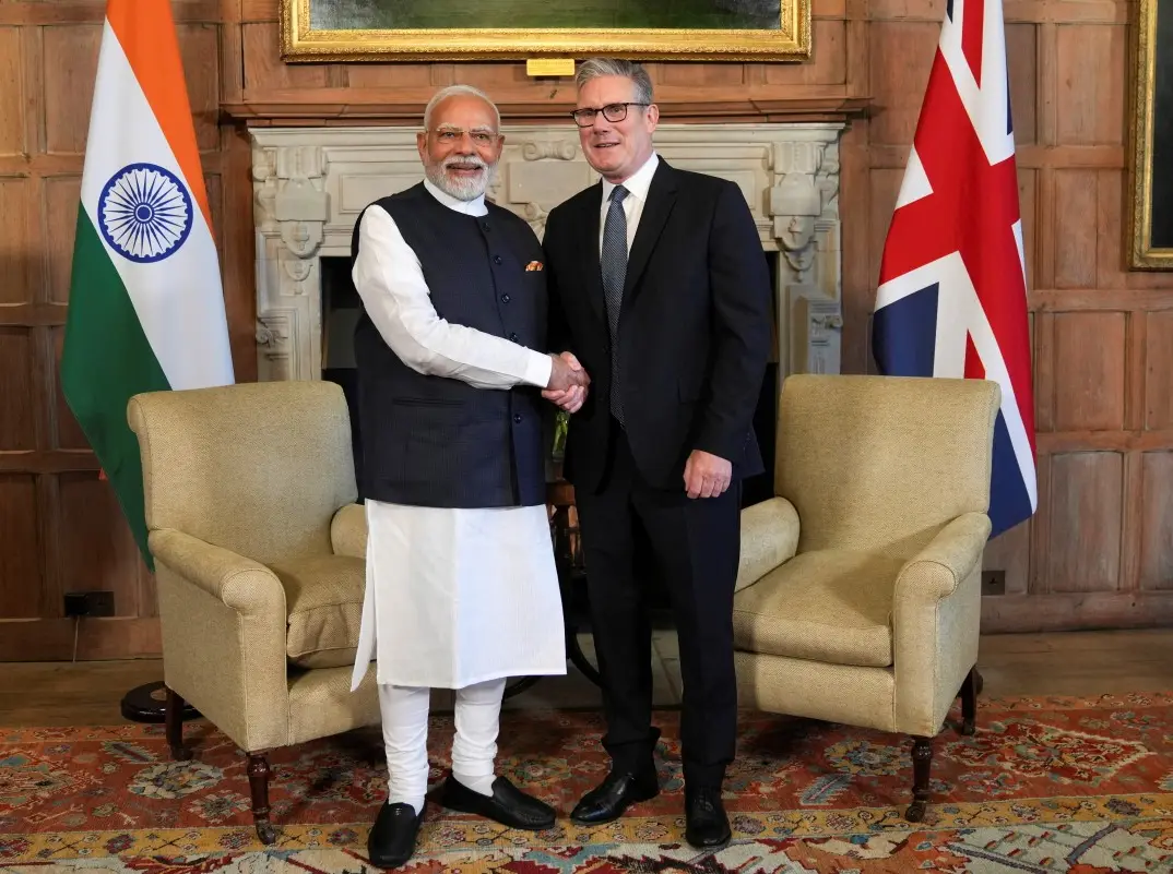 PM Modi meets Starmer: India-UK sign landmark free trade deal in London