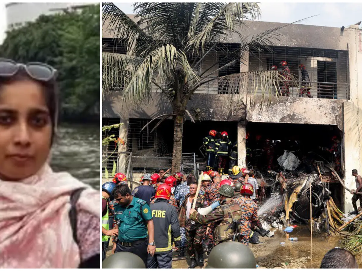 Bangladeshi Teacher Dies Saving Kids in Fighter Jet School Crash