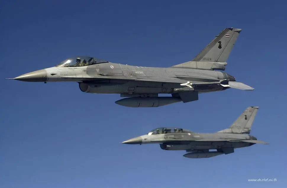 How many F-16 does Thailand’s have in numbers