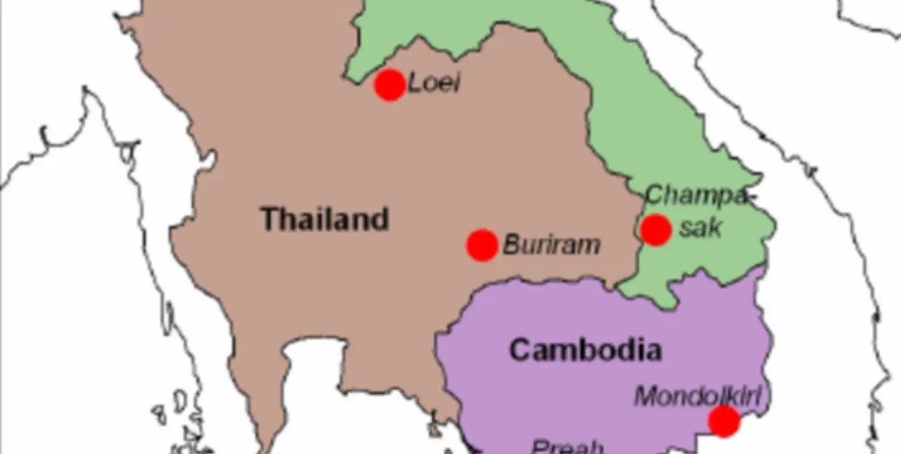 The Thailand-Cambodian border