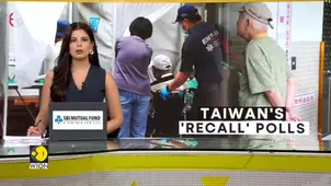 Taiwan's 'Great Recall' election: 31 opposition lawmakers face recall | Voters cast ballot in Taipei