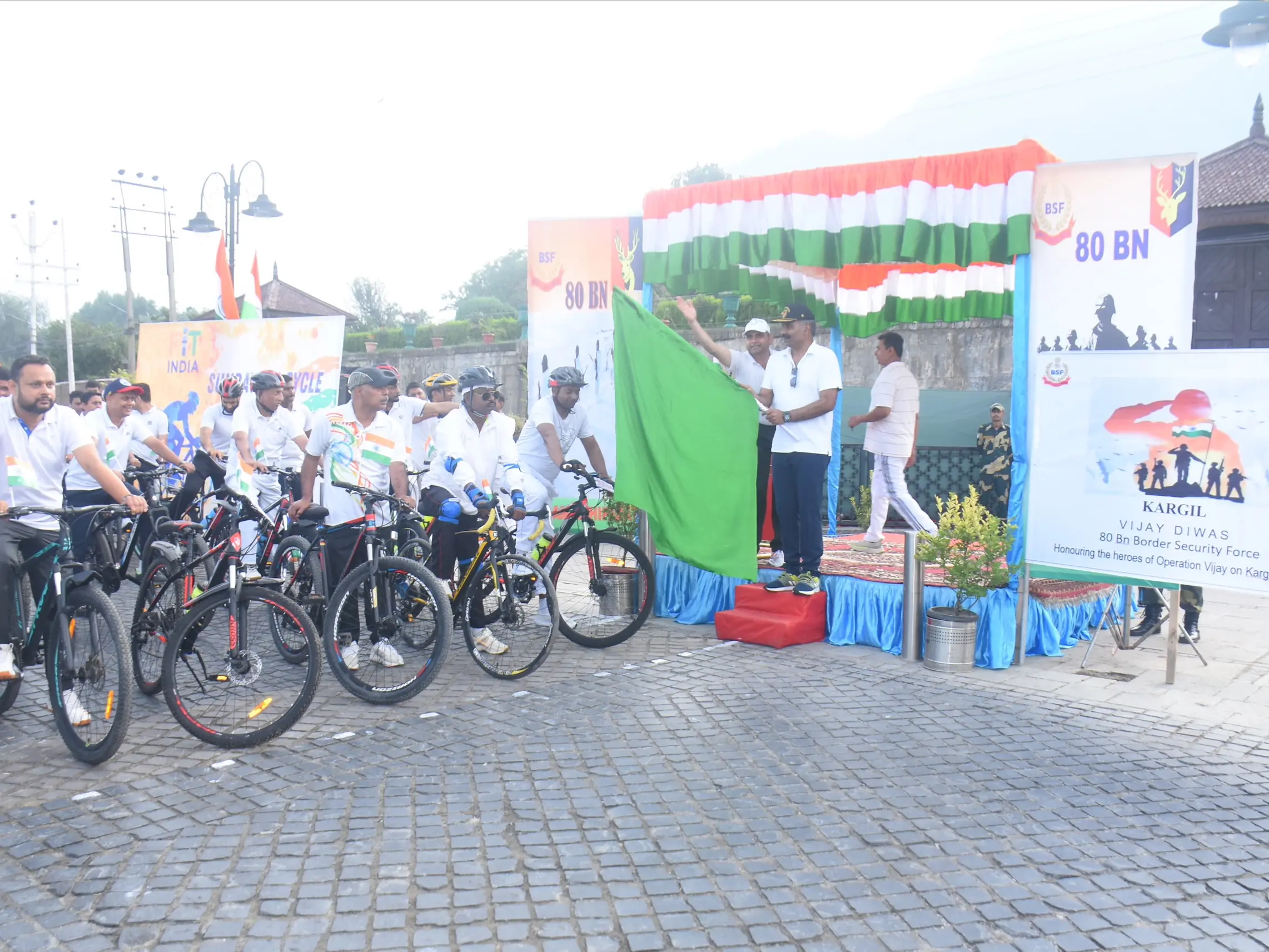 BSF Kashmir frontier organises mega cycle rally to celebrate Khelo India Scheme’s Fit India Initiative, commemorate Kargil Vijay Diwas BSF Kashmir frontier organises mega cycle rally to celebrate Khelo India Scheme’s Fit India Initiative, commemorate Kargil Vijay Diwas