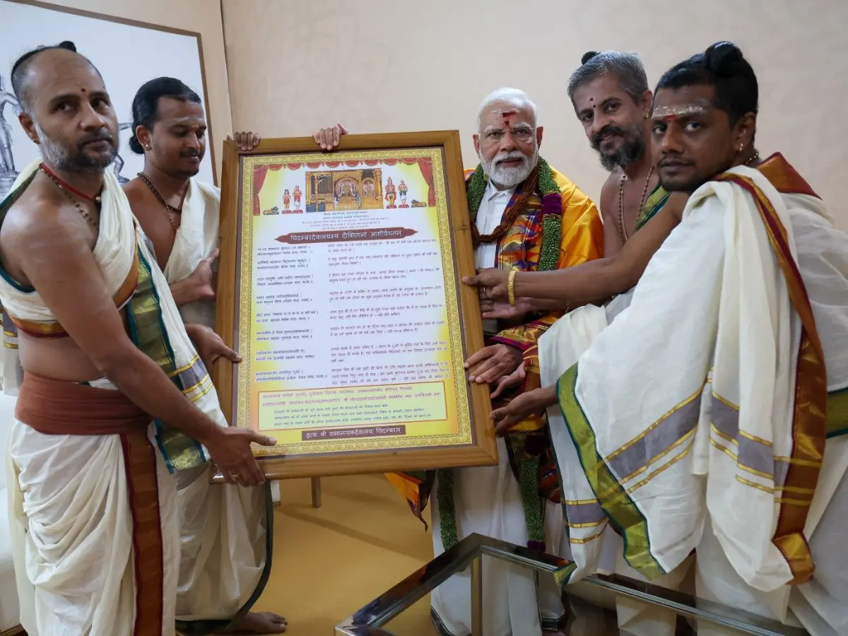 In Tamil Nadu, PM Modi says, 'Chola Empire carried forward tradition of India as Mother of Democracy'