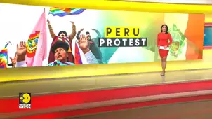 Indigenous People Stage Protest in Peruvian Capital Against New Amnesty Law 