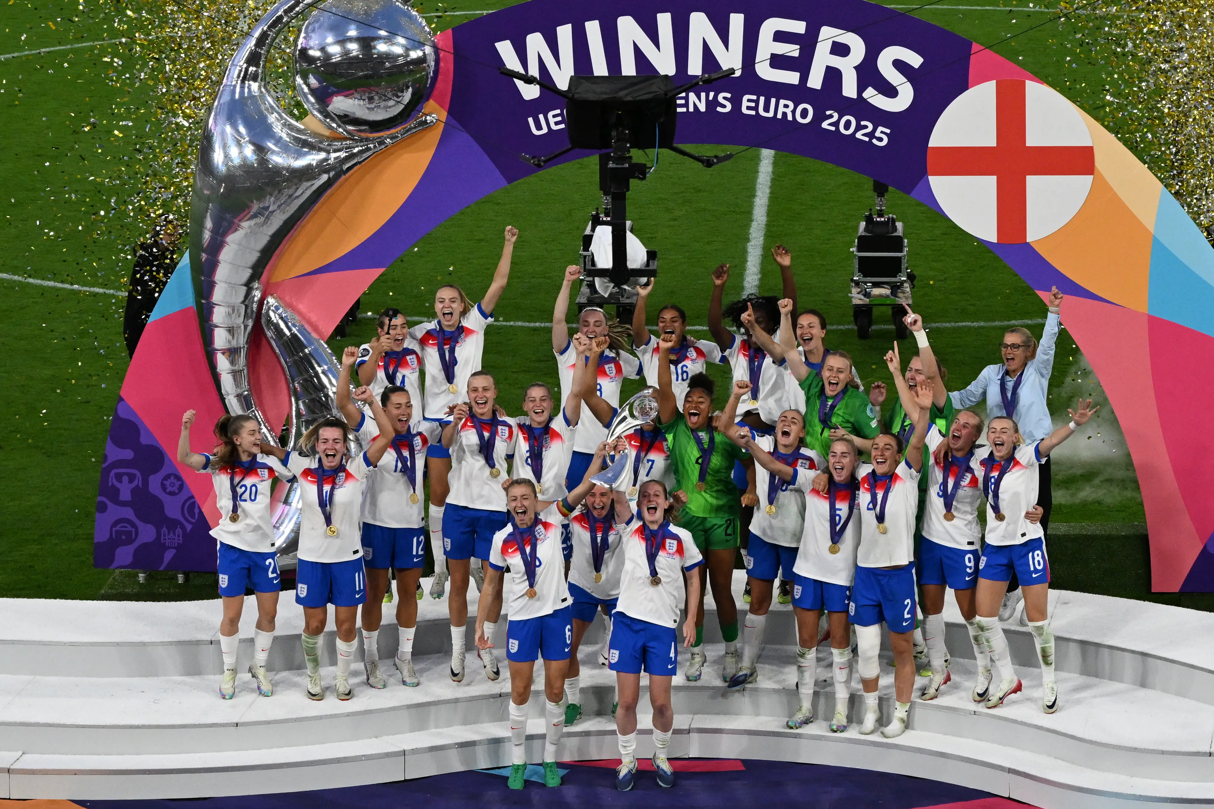 Women's Euro 2025 Final: Hannah Hampton's heroics help Lionesses beat Spain on penalties, defend title