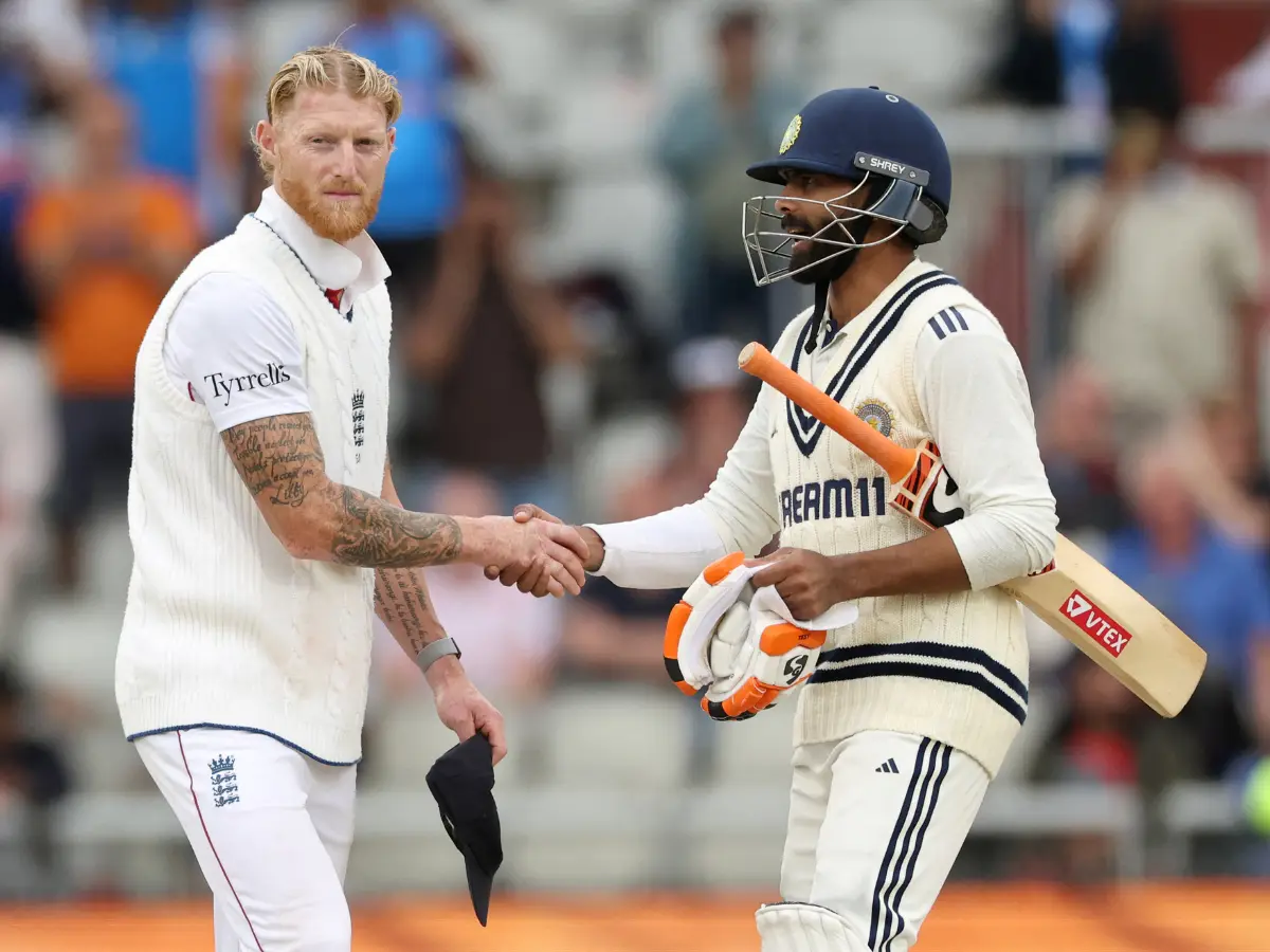 Watch: Stokes refuses to shake Jadeja's hand as tempers flare after Manchester Test ends in stalemate