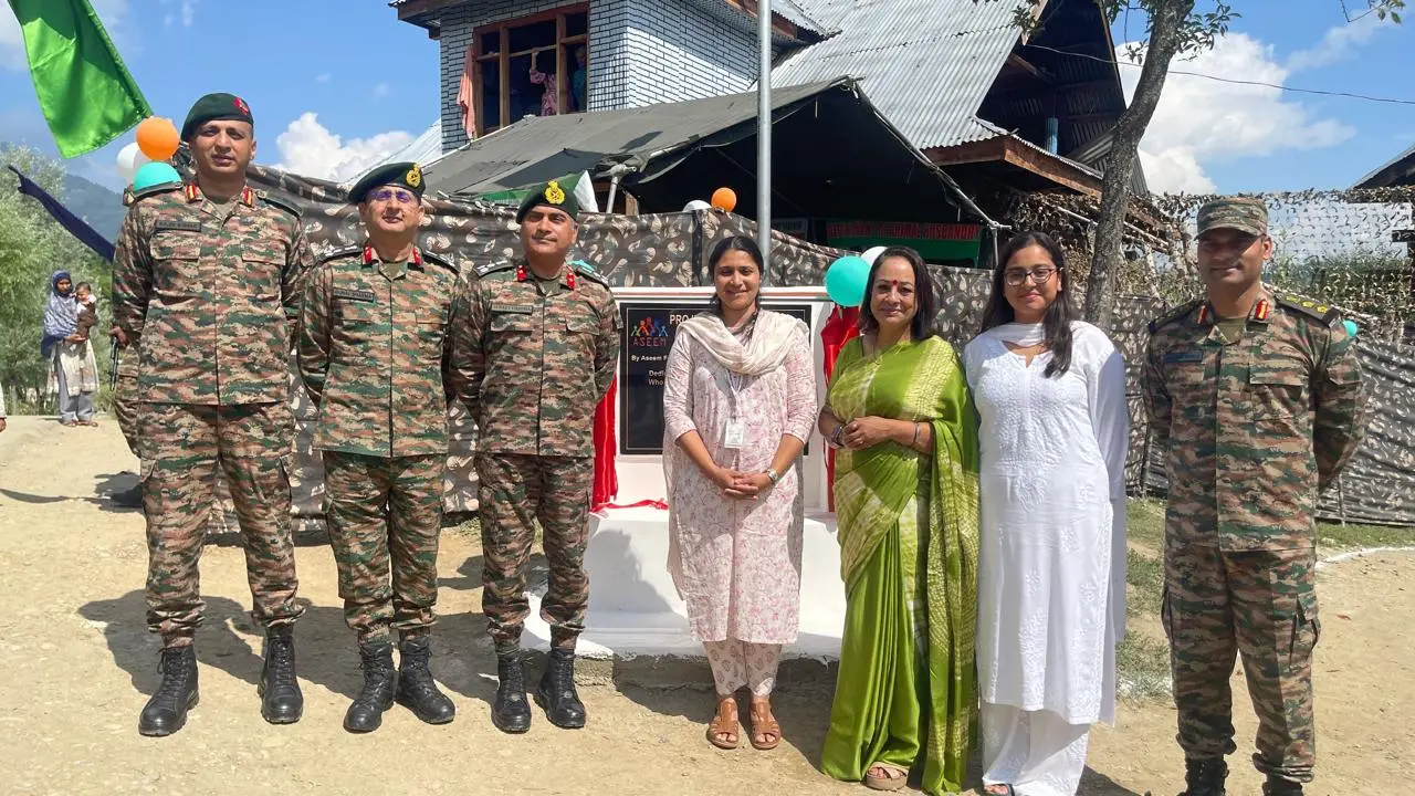 Indian Army brings solar power to the remotest village Jaba in North Kashmir’s Kupwara district