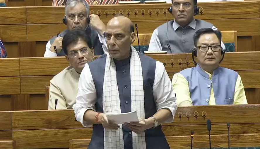 '9 targets were hit, over 100 terrorists neutralised in Pakistan': Def Min Rajnath Singh on Op Sindoor in parliament