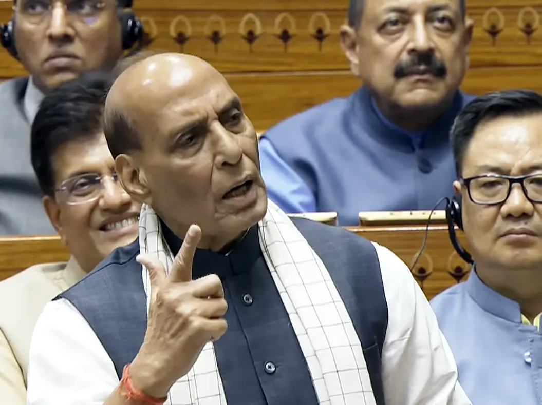 Indian defence minister Rajnath Singh's 'feeding milk to snakes' jibe at Oppn amid Operation Sindoor debate. What he said Indian defence minister Rajnath Singh's 'feeding milk to snakes' jibe at Oppn amid Operation Sindoor debate. What he said