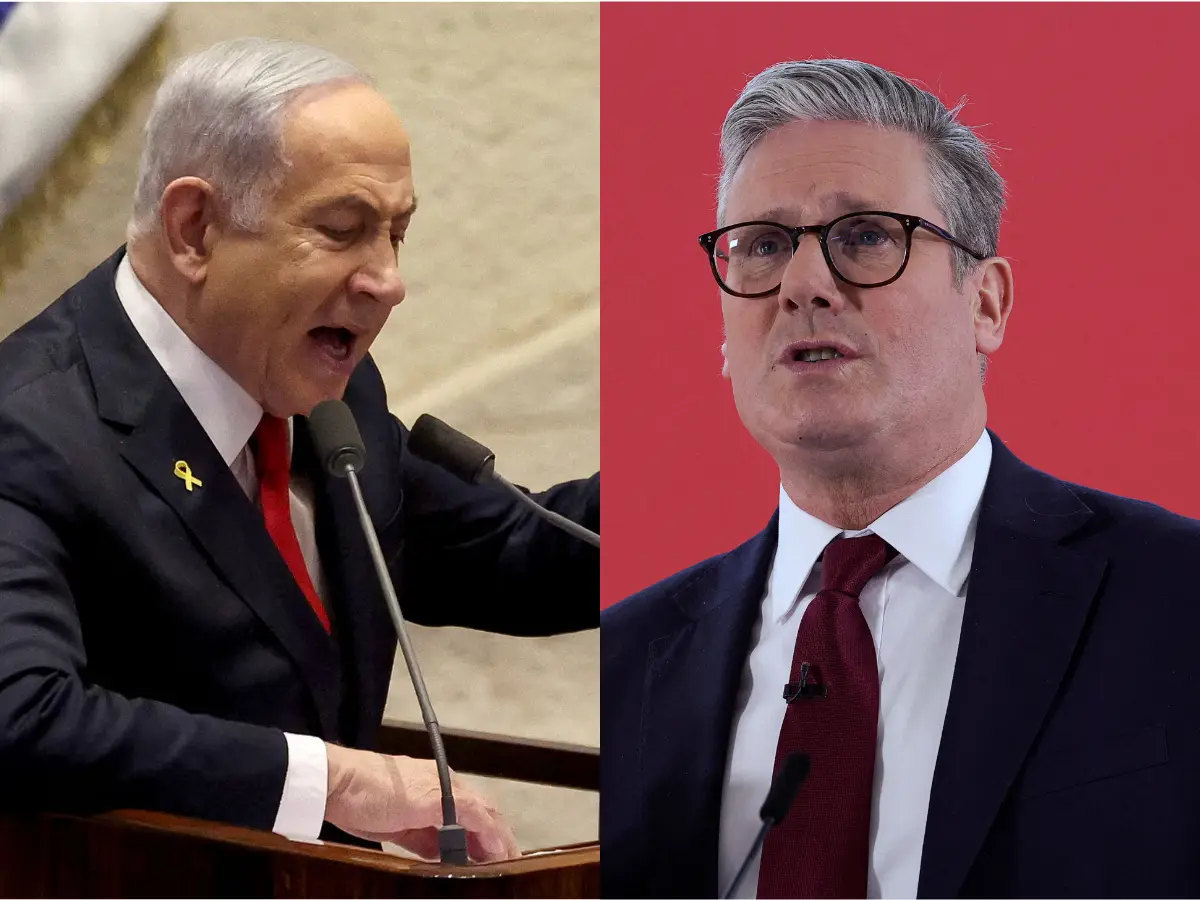 'Rewards monstrous terrorism': Netanyahu blasts Starmer over UK's plan to recognise Palestinian state 'Rewards monstrous terrorism': Netanyahu blasts Starmer over UK's plan to recognise Palestinian state