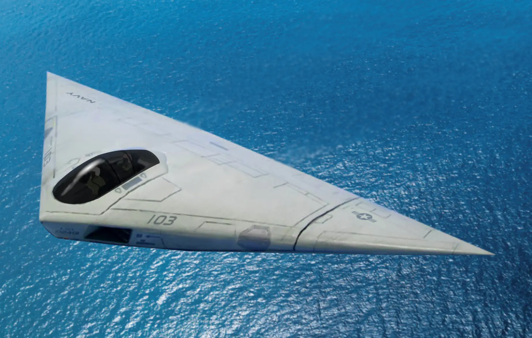 McDonnell Douglas A-12 Avenger II the “flying dorito”