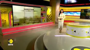 Peru sandstorm: Skyline turns dusty & orange as powerful sandstorm hits the country