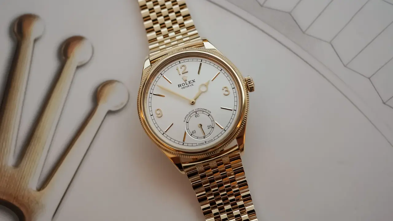 Rolex goes bold with 1908 in yellow gold