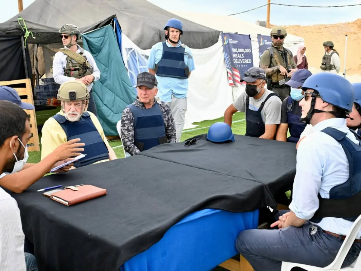 Witkoff and Huckabee toured a Gaza Humanitarian Foundation