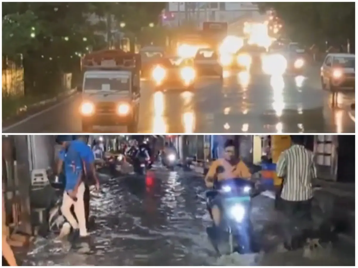 WATCH: Delhi-NCR wakes up to waterlogged roads after incessant rain, IMD warns of more showers WATCH: Delhi-NCR wakes up to waterlogged roads after incessant rain, IMD warns of more showers