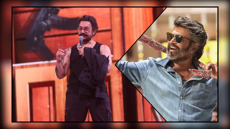 Coolie trailer launch: Rajinikanth embraces Aamir Khan on stage|Watch Coolie trailer launch: Rajinikanth embraces Aamir Khan on stage|Watch