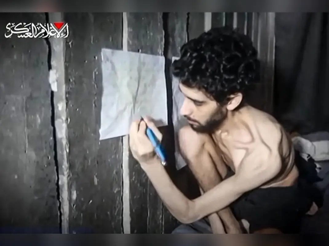 'They eat the same food as general public': Hamas insists hostages won't get 'special privileges' as skeletal Israeli captives shock the world