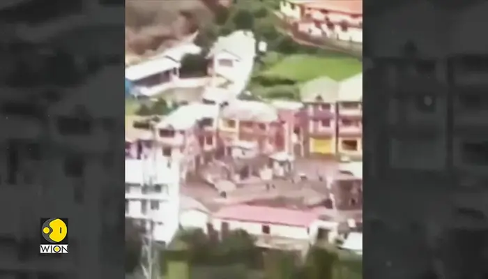 Uttarakhand Cloudburst | Watch: Uttarakhand deadly floodwaters smash homes and swallow streets! 