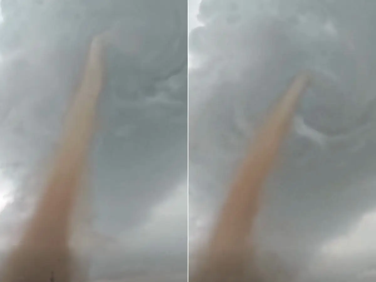 WATCH | Viral video captures the moment tornado strikes China's volcanic geological park WATCH | Viral video captures the moment tornado strikes China's volcanic geological park