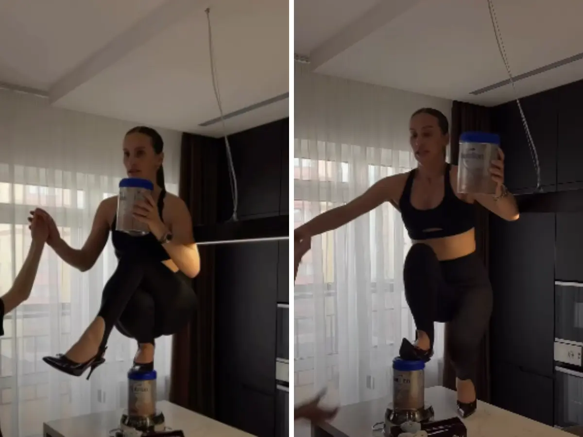 Russian woman breaks spine after trying viral 'stiletto challenge': What is it? Russian woman breaks spine after trying viral 'stiletto challenge': What is it?