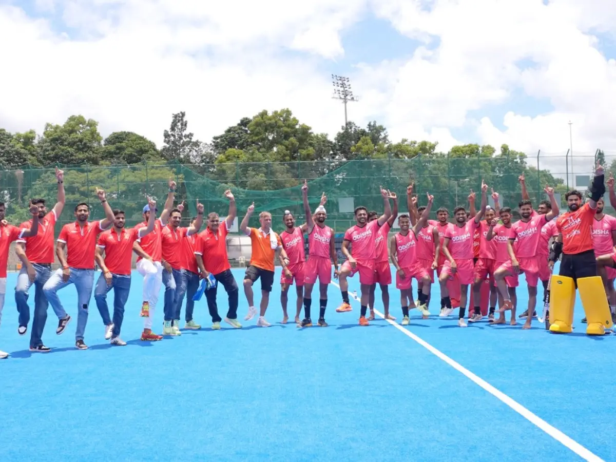 Gujarat Giants & Indian Hockey Team Participate in Cross-Training Session